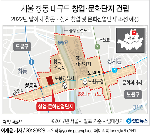 창동에 45층 창업·문화단지 건립…서울 동북권 최고층(종합) - 1