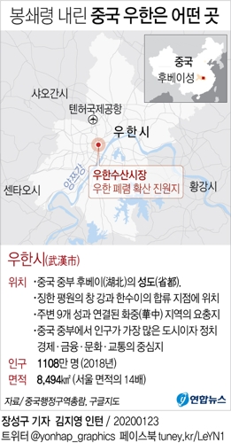 中매체, '우한 봉쇄령'에 "신중국 건국 후 첫 성도 봉쇄" - 2