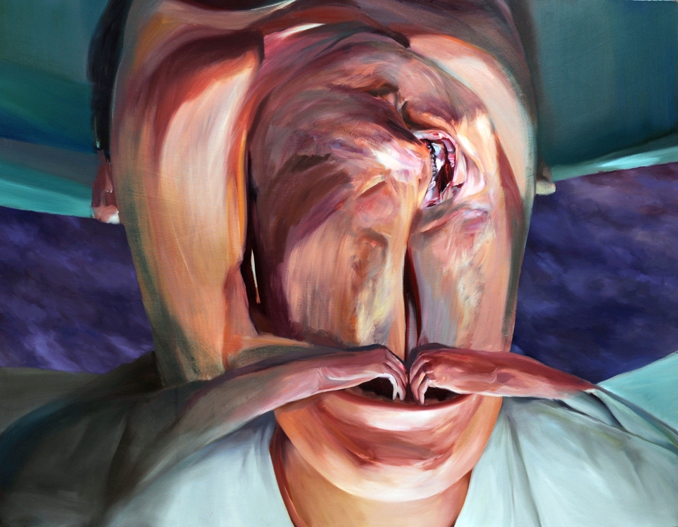 The image provided by Seoul National University's Museum of Art shows "Whispering by Shouting" by Choi Young-bin. (Yonhap)