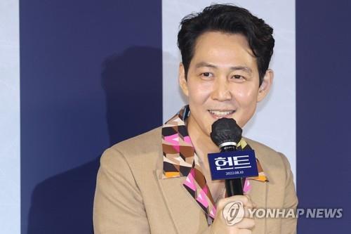 Actor-director Lee Jung-jae of the South Korean spy film "Hunt" speaks during a press conference in Seoul on July 5, 2022. (Yonhap)