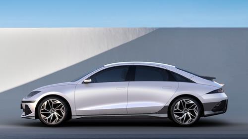 This file photo provided by Hyundai Motor shows the IONIQ 6 all-electric model. (PHOTO NOT FOR SALE) (Yonhap)