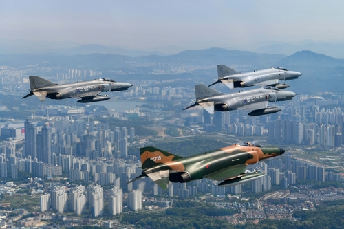F-4 fighter jets hold farewell flight after over five decades of service