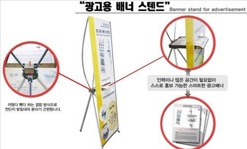옥윤선발명디자인그룹, '옥윤선 엑스(X)배너' 출시 - 2