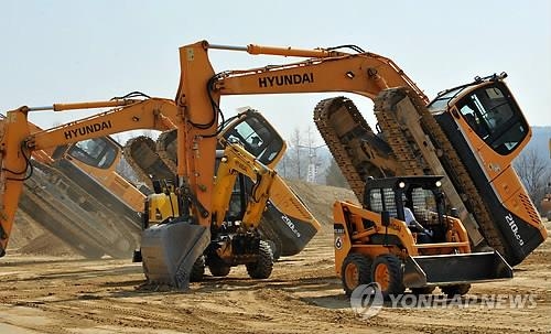 현대중공업 등 한국 굴착기, 중국시장 점유율 '4분의 1토막' - 3