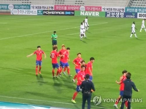 <올림픽축구> 김현, 신태용호 최종 모의고사 '원톱' - 2