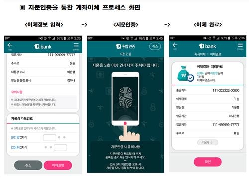 스마트폰 지문인증만으로 돈 보내는 시대 열렸다 - 2