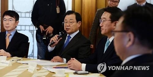 이병기, 국회의장·여야대표 찾아 테러방지법 처리 요청 - 2