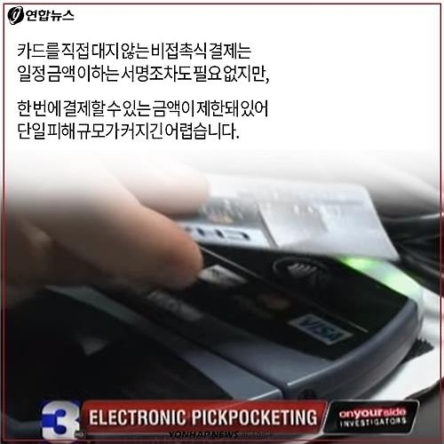 <카드뉴스> 손안대고 순식간에 슬쩍…전자 소매치기 '불안' - 7
