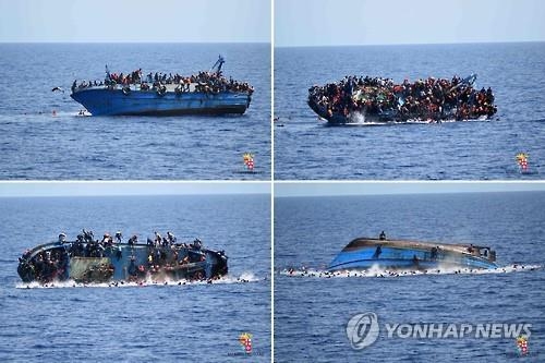 사흘연속 보트 조난…날 풀리자 다시 '난민의 무덤' 된 지중해 - 2