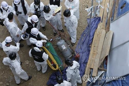 <남양주 붕괴사고> 가스통·가스관·구덩이 차 있던 가스…원인은?(종합) - 3