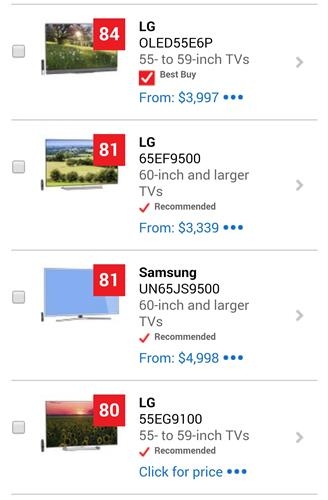 미국 컨슈머리포트, LG 올레드 TV에 역대 최고점 - 2