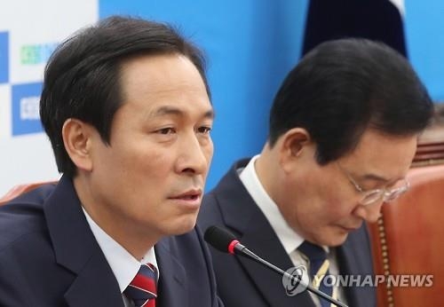 우상호 "사드 배치, 대통령이 직접 국민에게 설명해야" - 2