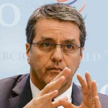 브라질 출신 WTO 아제베두 사무총장 재선 도전 시사 - 2