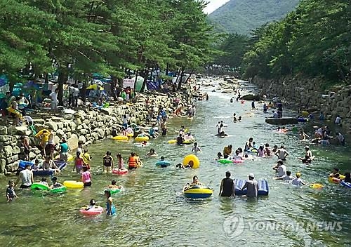 '가마솥 더위 피하자'…충북 산·계곡 인파로 북적거려 - 2