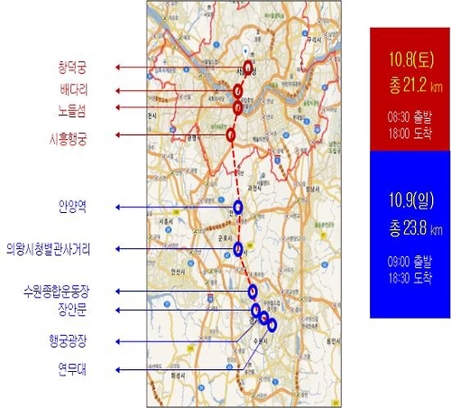창덕궁∼수원행궁 '정조대왕 능행차' 주말 재현 - 4