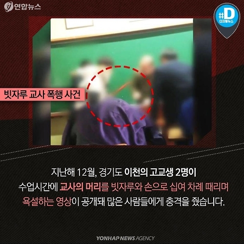 <카드뉴스> 도 넘은 교육현장 폭력 행위 - 9