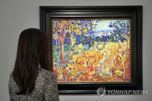 프랑스 야수파 화가 모리스 드 블라맹크의 작품 '과수원'(The Orchard)
