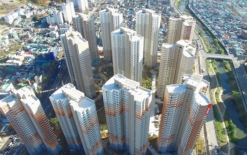 광주 동구 학동3구역 재개발 단지