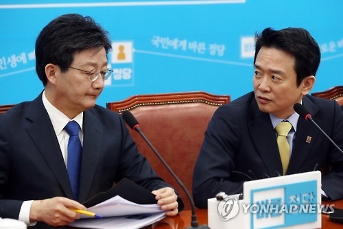 바른정당 유승민 의원(왼쪽)과 남경필 경기도지사(오른쪽)