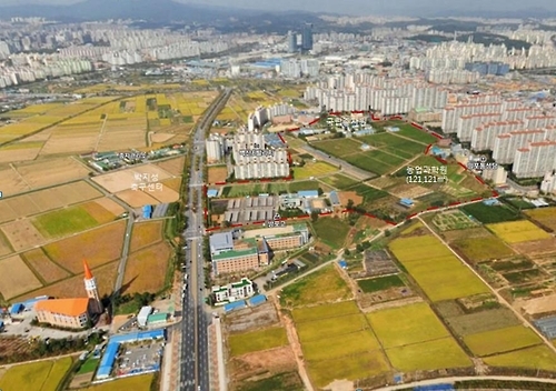 수원 망포지구 위치도