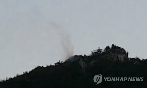 성주골프장 옆 달마산에 불