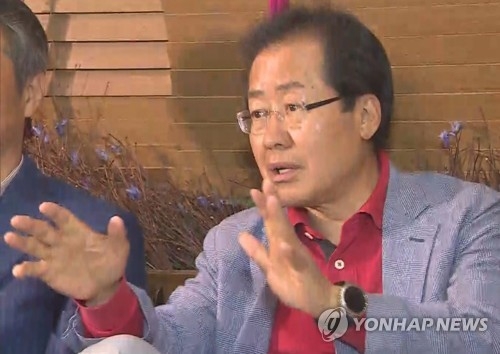 선대위 만찬 참석한 홍준표