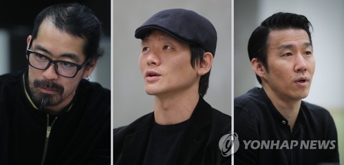 김보람-김설진-김용걸 ,볼레로로 관객들 만난다(서울=연합뉴스) 류효림 기자 = 안무가 김보람(왼쪽부터), 김설진, 김용걸이 지난 11일 서울 서초구 국립현대무용단 연습실에서 연합뉴스와 인터뷰를 하고 있다. 2017.5.14ryousanta@yna.co.kr