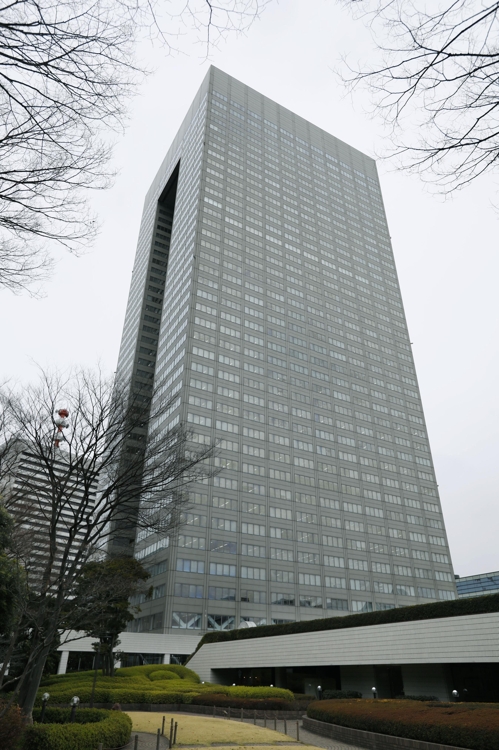 도시바 본사가 입주한 빌딩