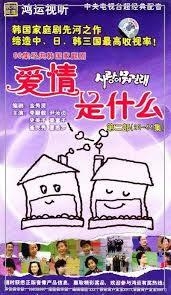 20년 전 '사랑이 뭐길래'의 중국 방송 당시 포스터.