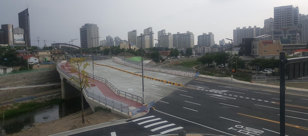 임시 개통 대동천교