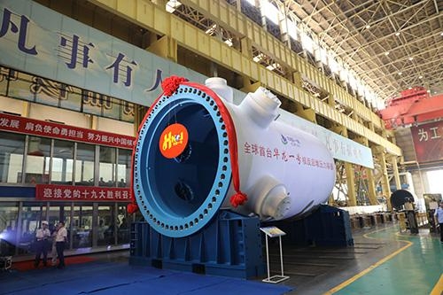 중국이 개발한 3세대 원자로 격납용기 