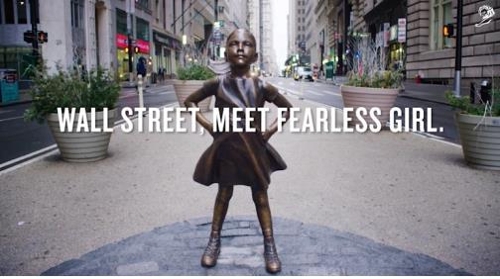 PR 부문 그랑프리 수상작 '두려움 없는 소녀'(FEARLESS GIRL)