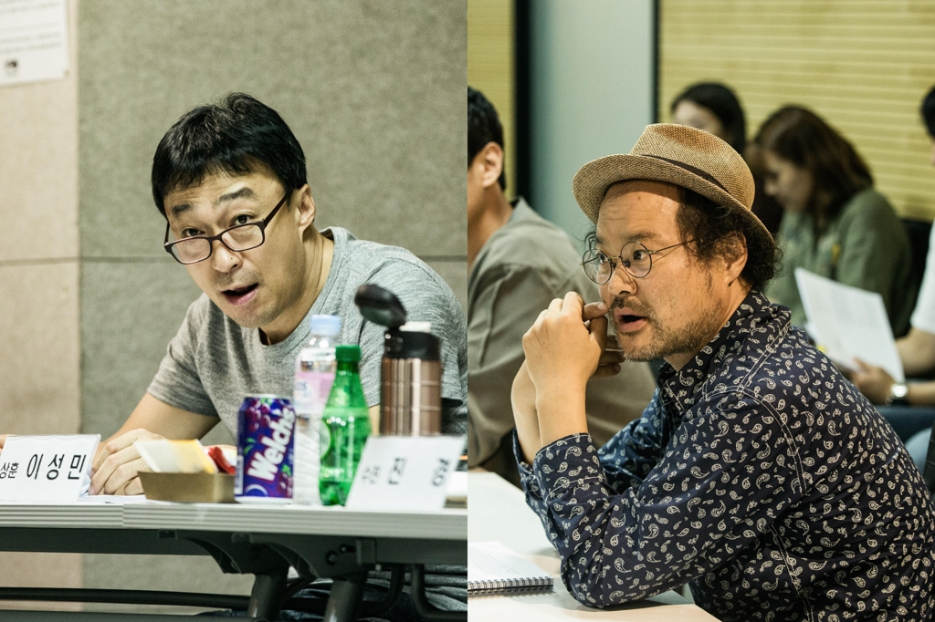 영화 '목격자'에 출연하는 이성민(좌)과 김상호