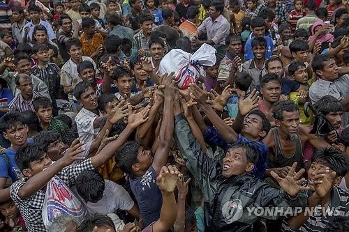 '아비규환' 방글라데시 난민촌