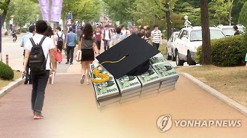 장학재단 생활비 대출 감소세…"금리 높은 '햇살론' 쏠림 우려"(종합) - 1