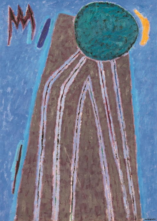김환기, 산월, 100X72.7cm, 1957