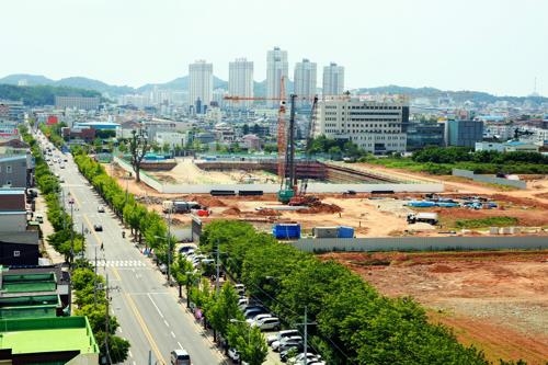 군산시 조촌동 페이퍼코리아 부지
