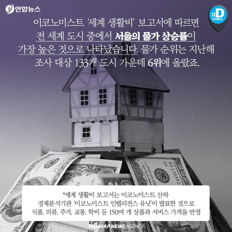 [카드뉴스] 서울 물가, 세계 최고 수준…도대체 왜 이럴까요 - 7