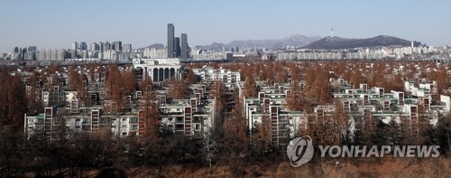 서초구 반포 주공아파트 단지 전경 [연합뉴스 자료사진]