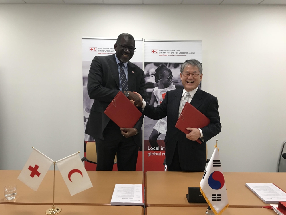 한국, IFRC 재난 방지사업에 200만 달러 지원