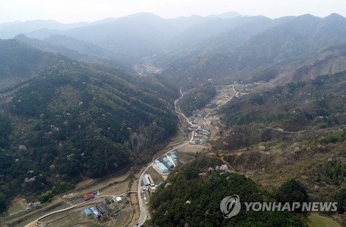 지장물 철거 시작한 원주천 댐 수몰지역