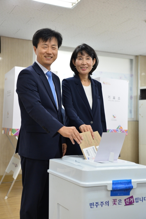 성광진 대전교육감 후보 사전투표