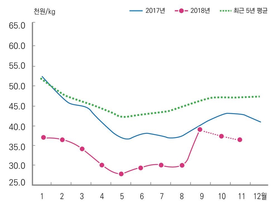 전복 산지가격과 앞으로의 전망