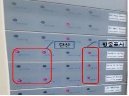 소화설비 제어반 표시등