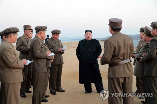 김정은, 신형 첨단전술무기 시험 지도
