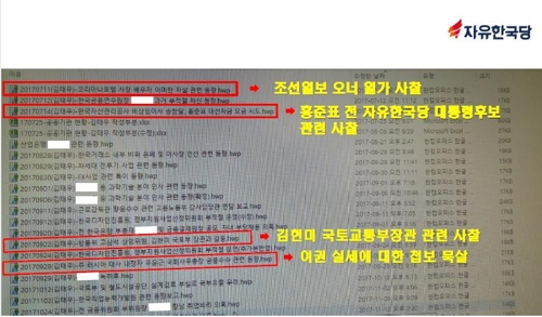 사찰의혹 관련 참고자료