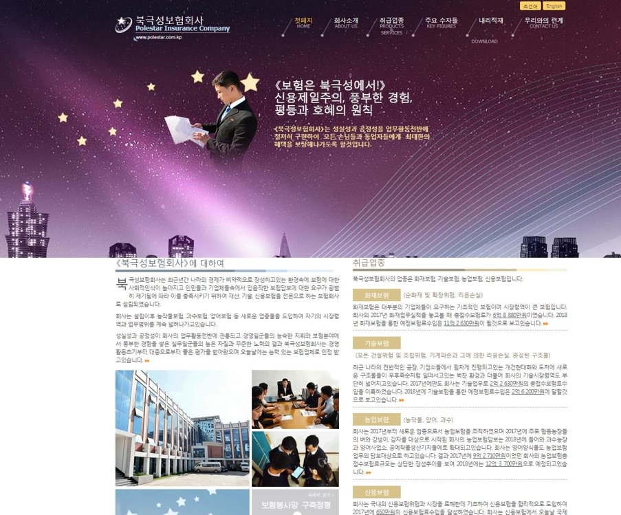 북극성보험회사 웹사이트