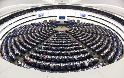 유럽의회 회의 모습 [유럽의회 웹사이트 캡처]