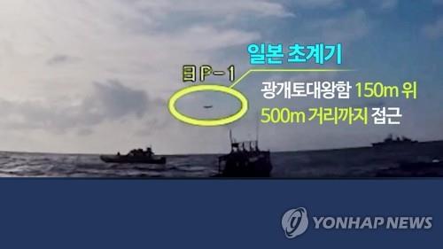 2018년 12월 한국군함에 접근한 日초계기 (CG)
