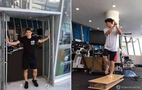 구자철(왼쪽)과 손아섭(오른쪽)